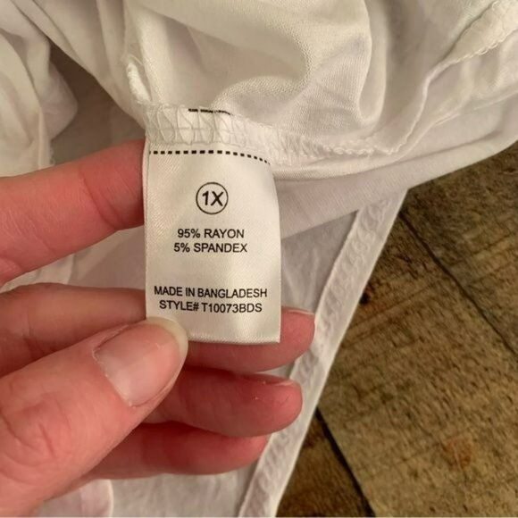 Fashion nova Pamela turtle neck long sleeve bodysuit in white -1X - Picture 5 of 7